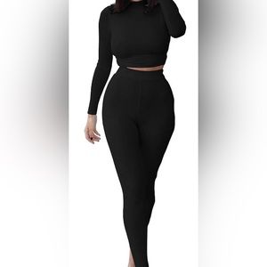 Legging & Crop Top Set